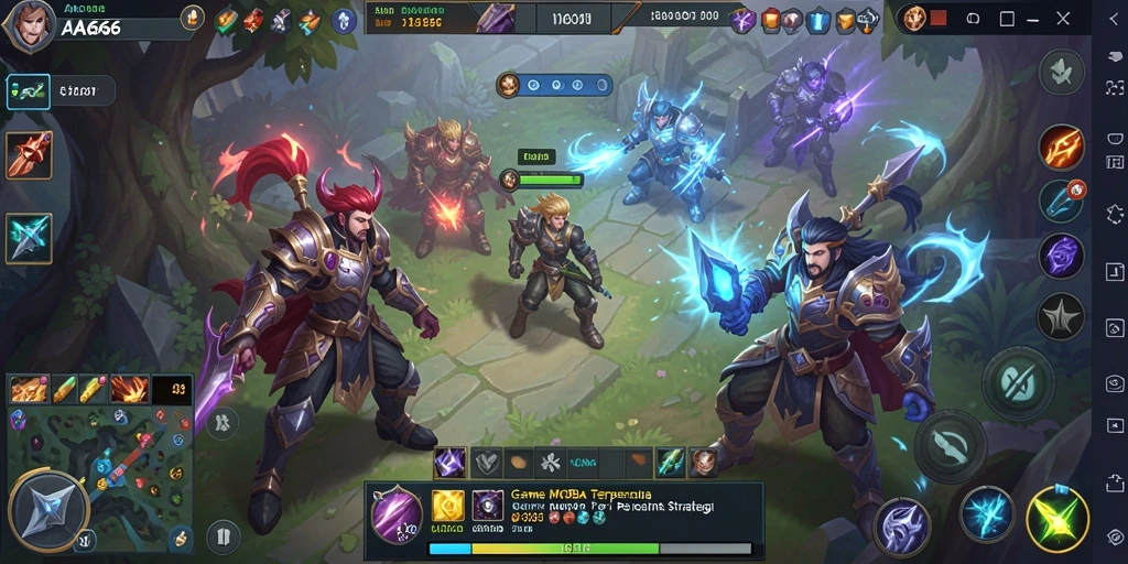 Gameplay seru dan strategis dalam <strong>AA666</strong> terlihat di layar utama.