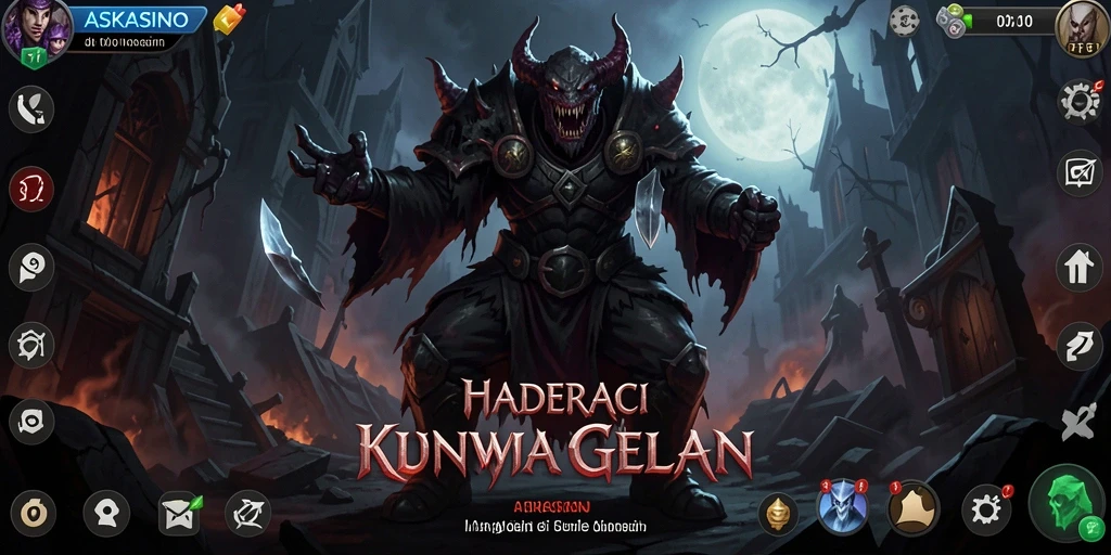 Tangkapan layar pengalaman gameplay menyeramkan di ASKASINO.