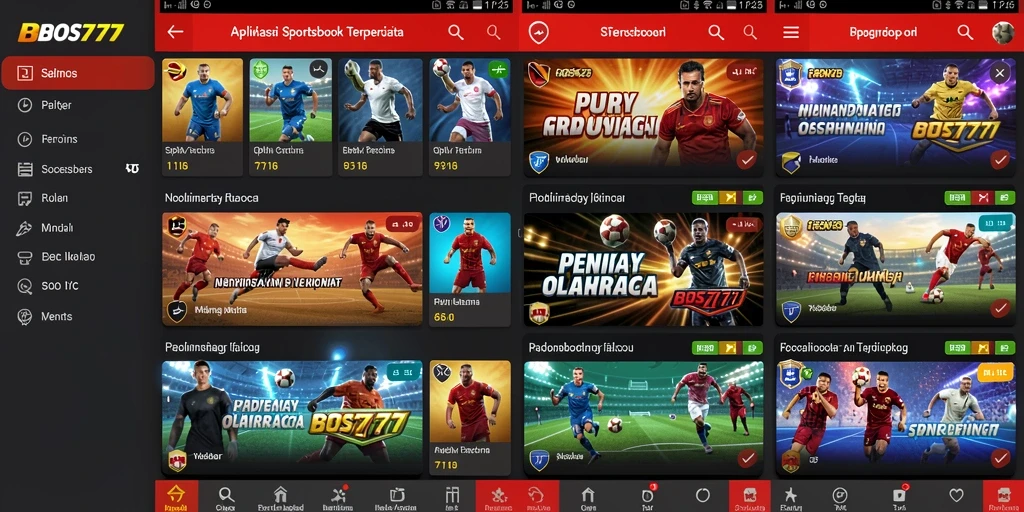 Tampilan gameplay Sportsbook yang menarik dan interaktif.
