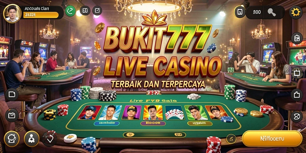 Tampilan gameplay Live Casino yang menarik dari BUKIT777.