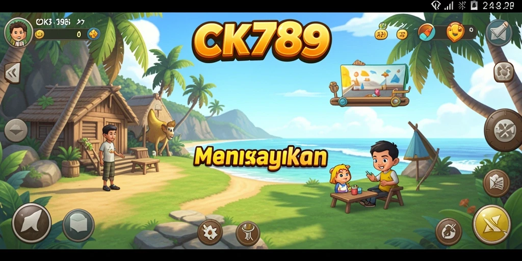 Screenshot CK789 menampilkan gameplay yang menarik dan penuh warna.