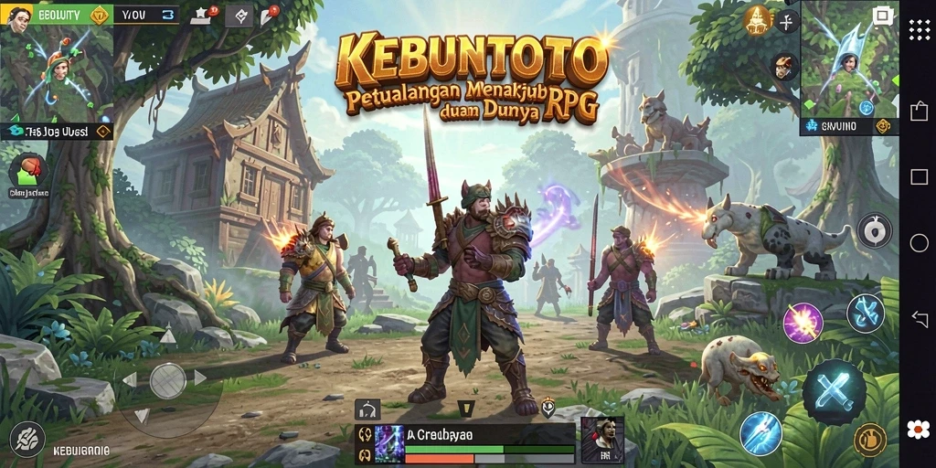 Gameplay menarik KEBUNTOTO dengan pertempuran epik dan grafis yang memukau.
