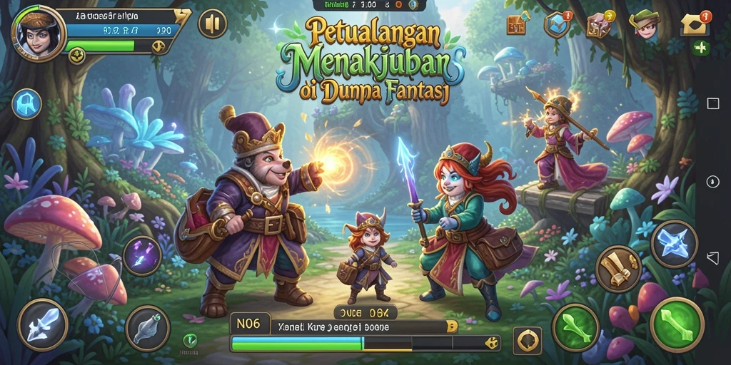 Gameplay N06 menampilkan petualangan seru dan tantangan yang mengasyikkan.