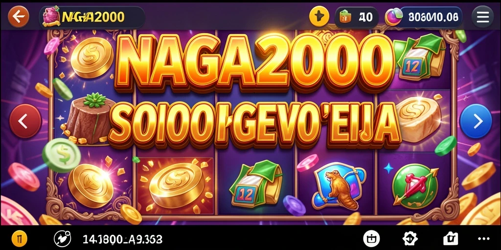 Screenshot NAGA2000 menampilkan gameplay Slot yang mendebarkan dan grafis berkualitas tinggi.