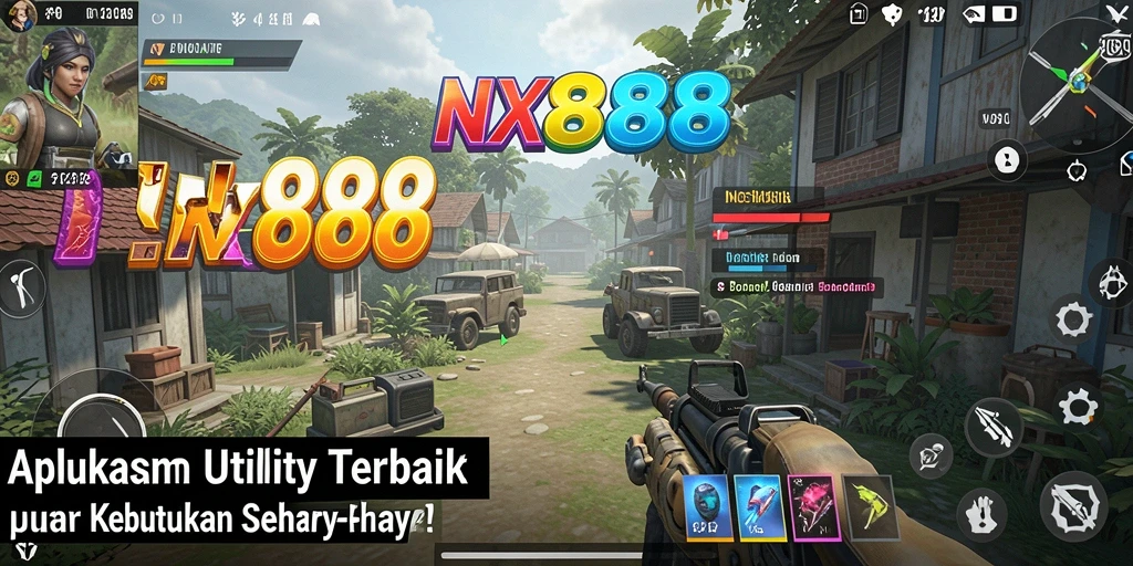 Tampilan antarmuka pengguna NX888 yang bersih dan fungsional.