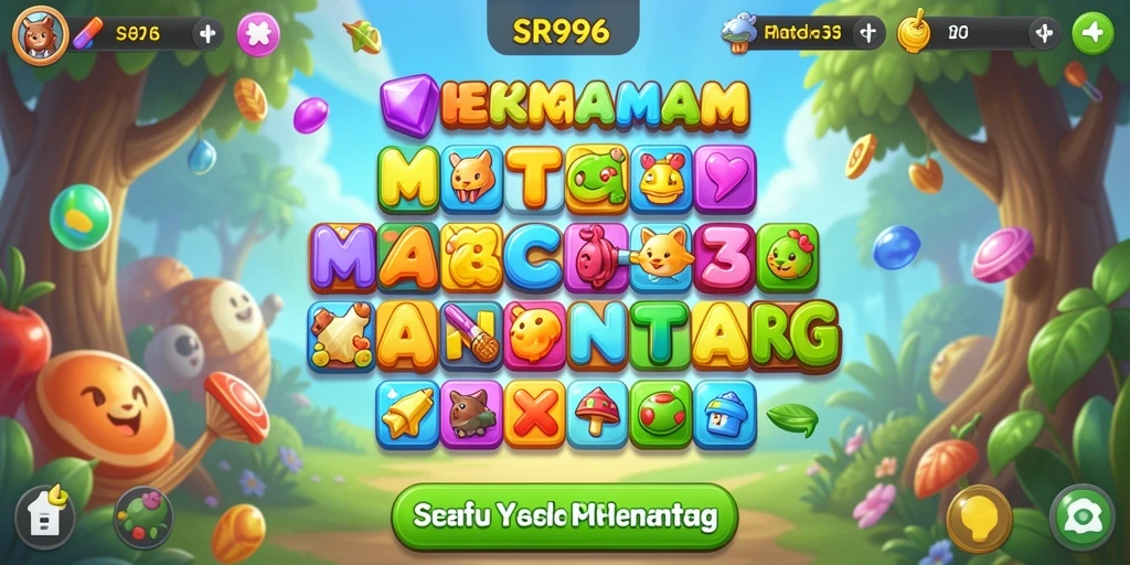 Gameplay seru dan penuh warna dalam SR996 Match-3.