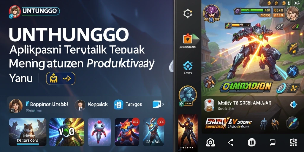 Tampilan utama UNTUNGGO dengan daftar tugas dan pengingat yang jelas.