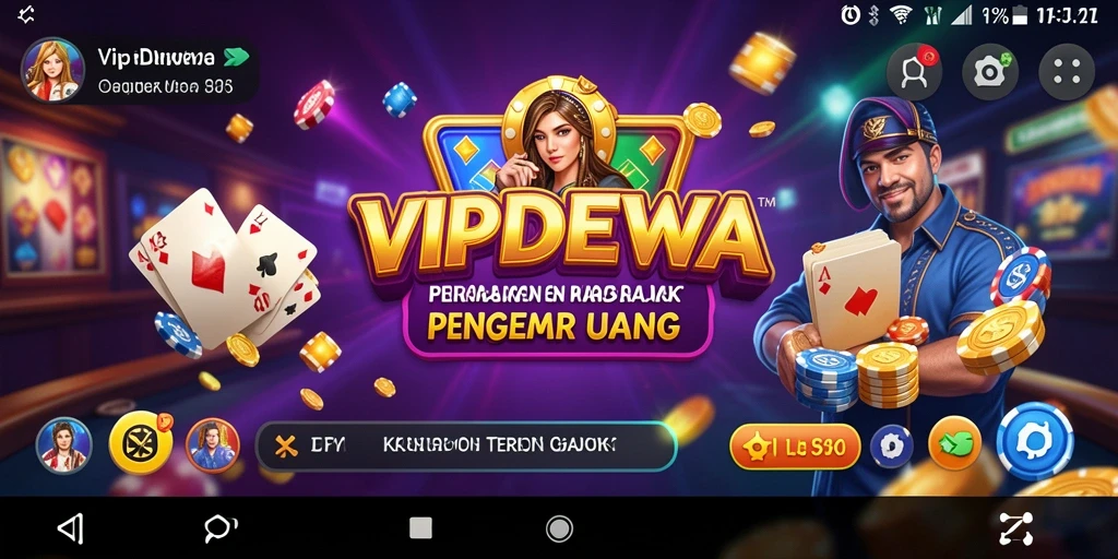 Tampilan gameplay VIPDEWA yang seru dan menarik dalam permainan Kasino.