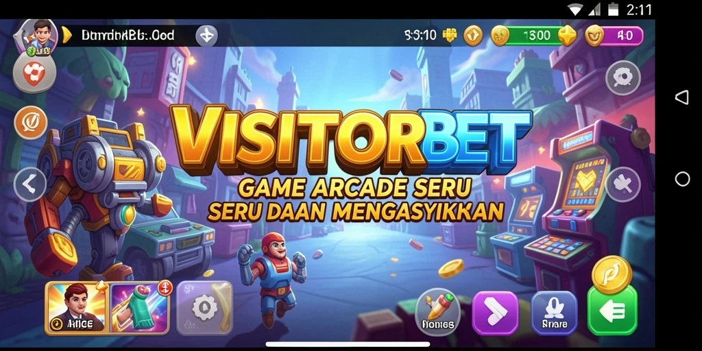Tampilan menarik dari gameplay seru VISITORBET dalam kategori Arcade.